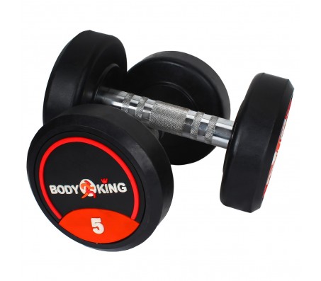 Bouncer Body King Rubber Dumbells 5 Kg x 1 Pair